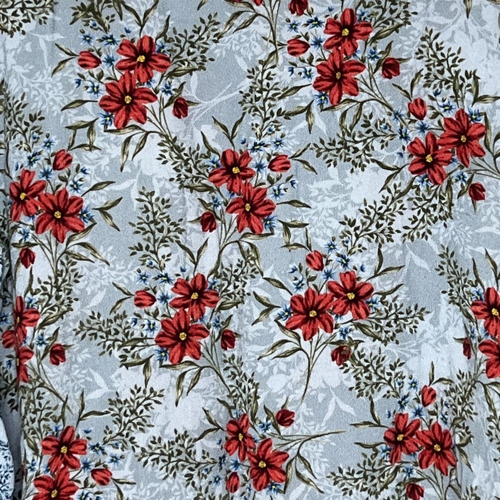 SUNDANCE ~ FLORAL PRINT BLOUSE ~ SIZE LARGE - Picture 4 of 10